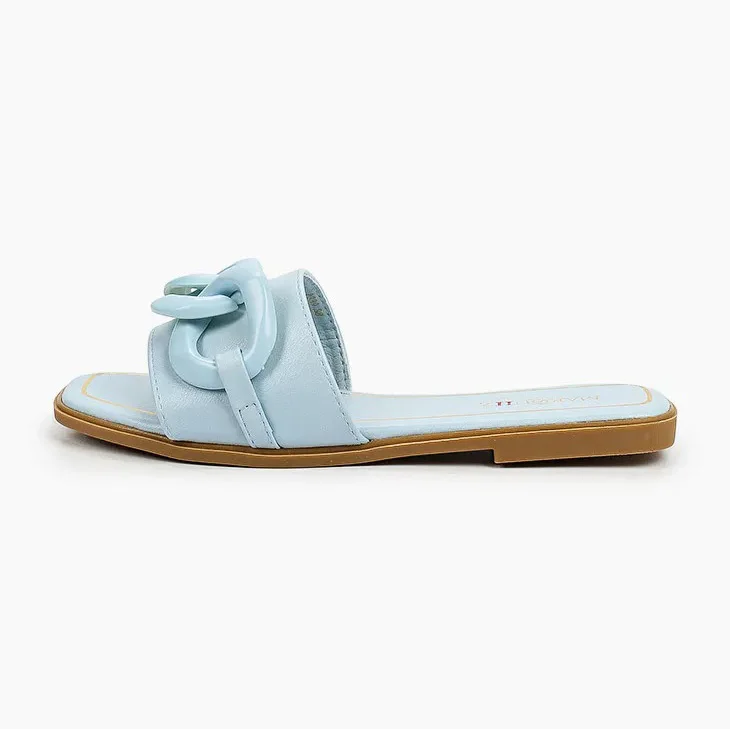 Sandale Plate - Bleu - RF-2339