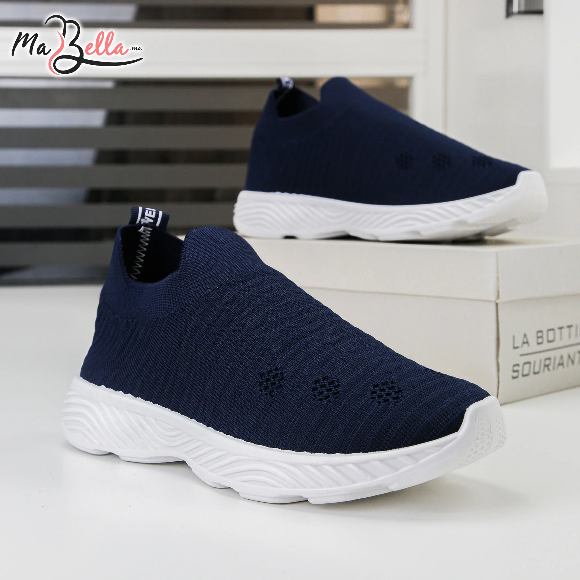 Baskets pour Femmes - Bleu - T9-01