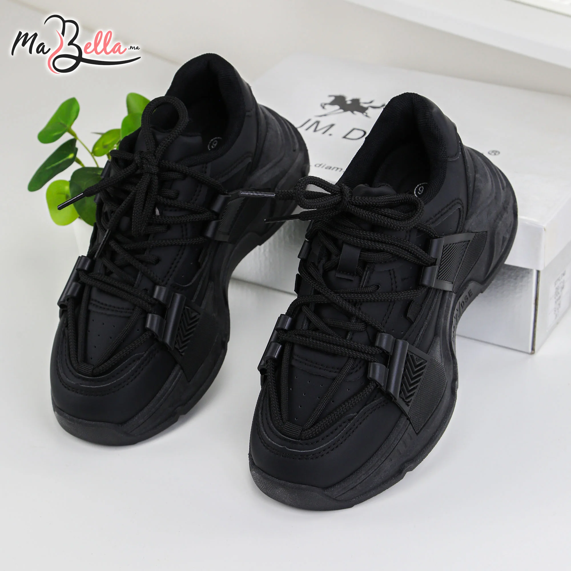 Baskets pour Femmes - Noir - JC-79