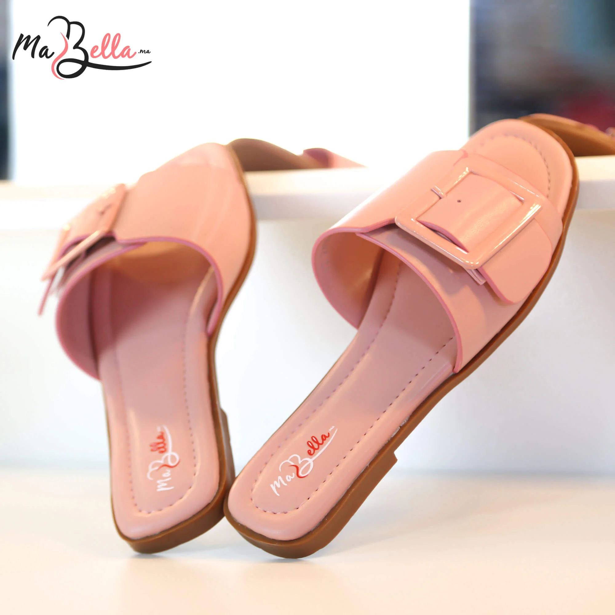 Sandale Plate - Rose - BZIM-2400