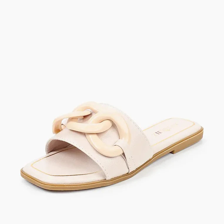 Sandale Plate - Beige - RF-2339