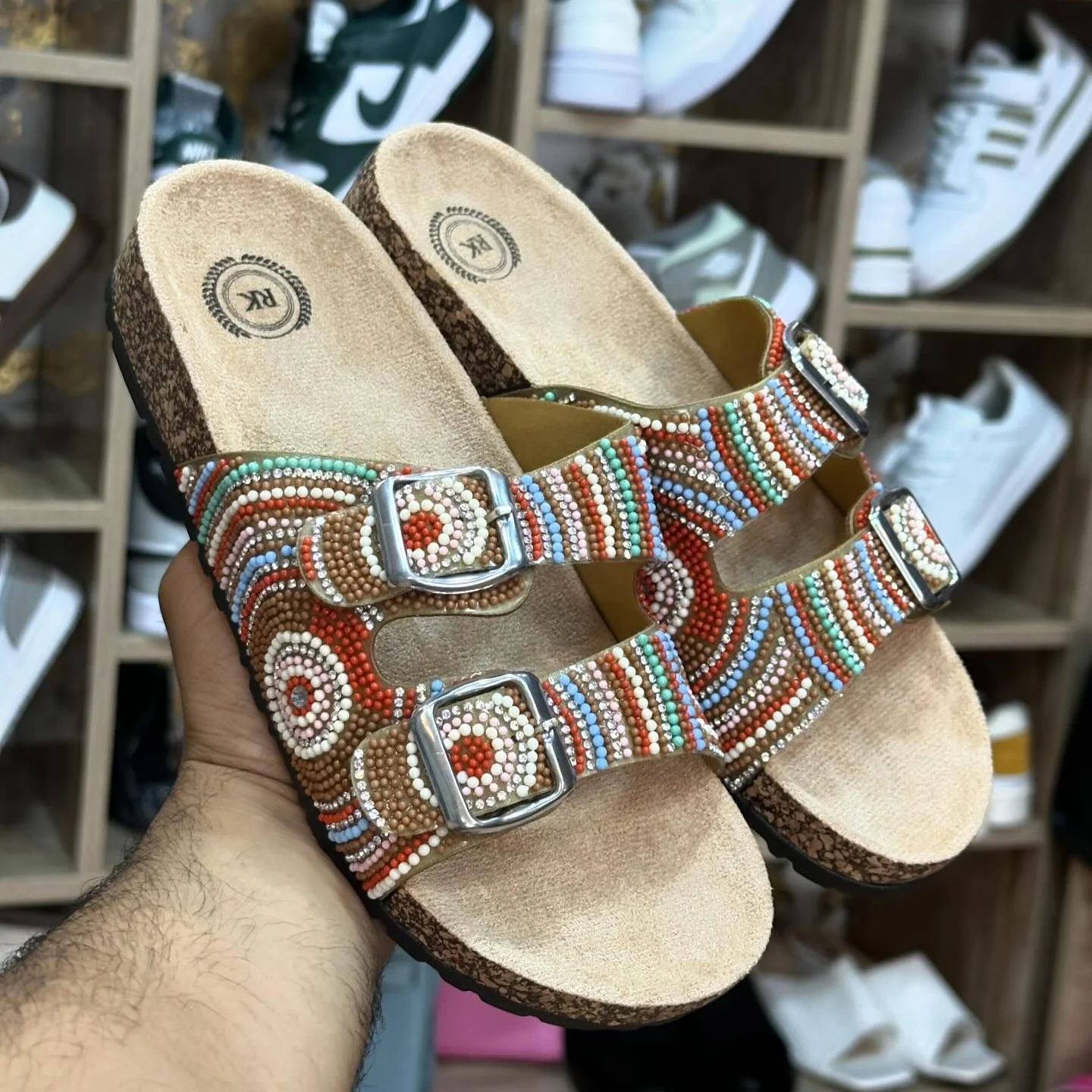 Sandale Plate - Kaki - RK-7