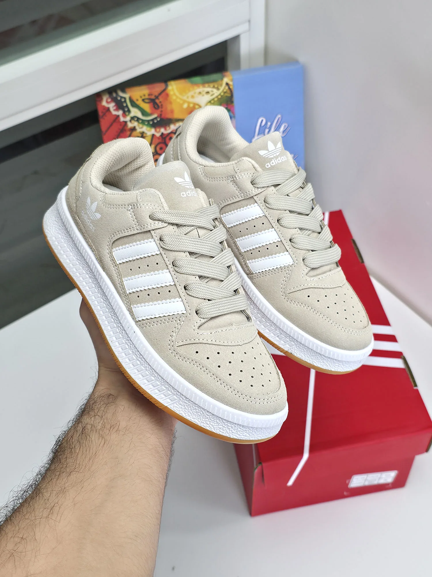 Baskets - Beige - AD-38