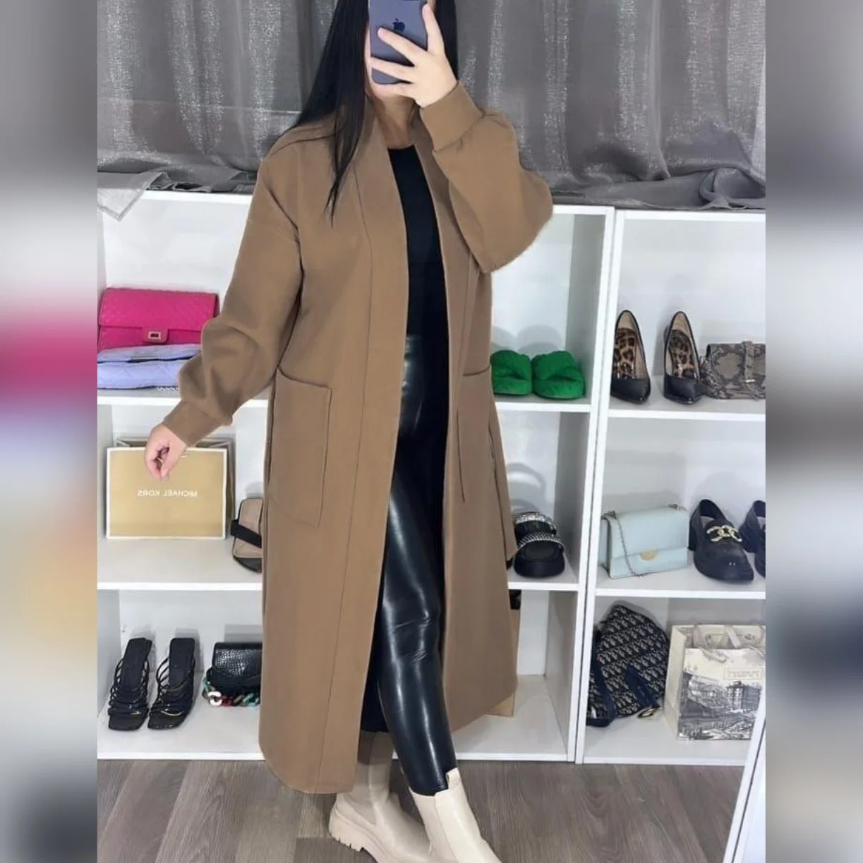 Manteau Cape en Cachemire pour Femme - 4 Couleurs