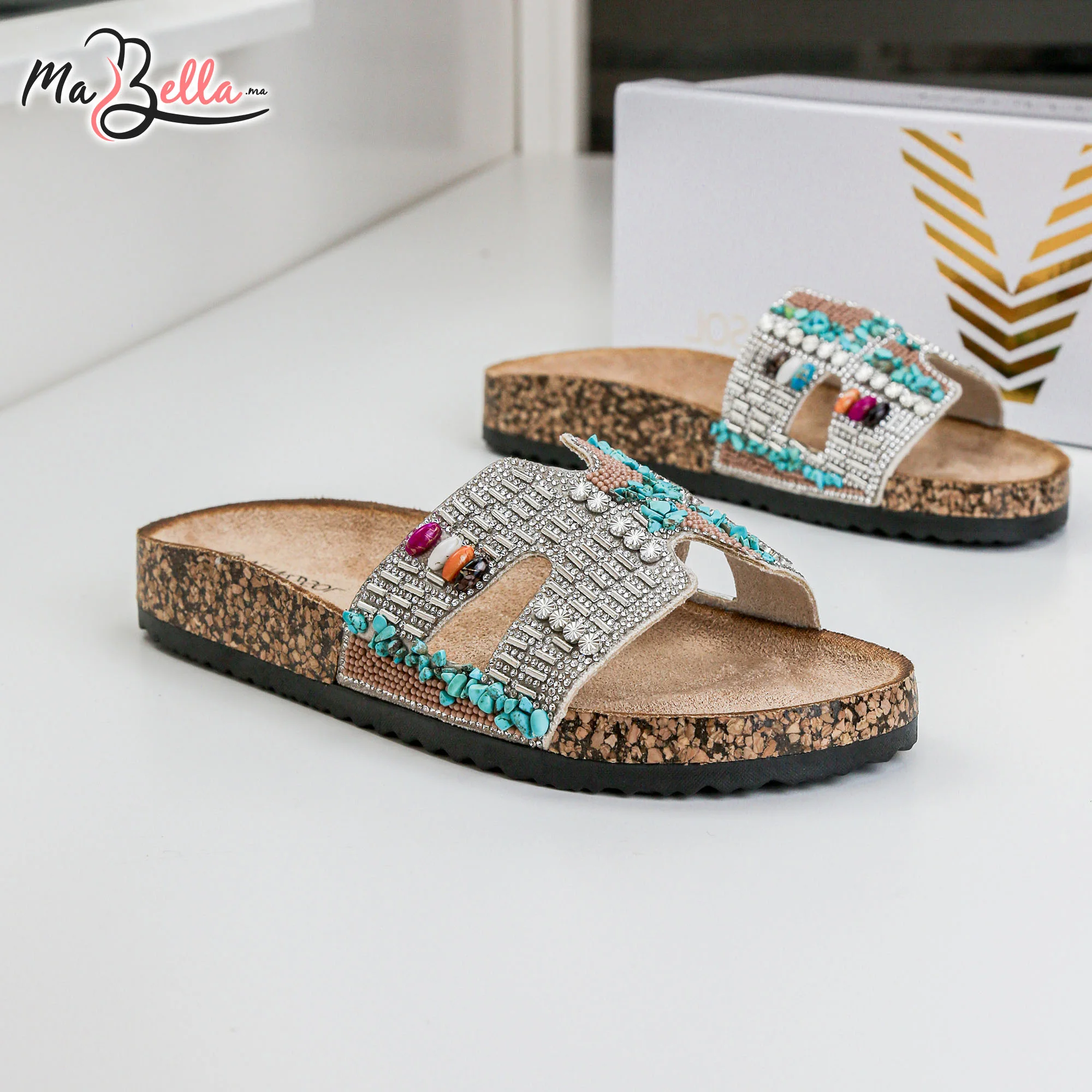 Sandale Plate - Beige - LS2023-01