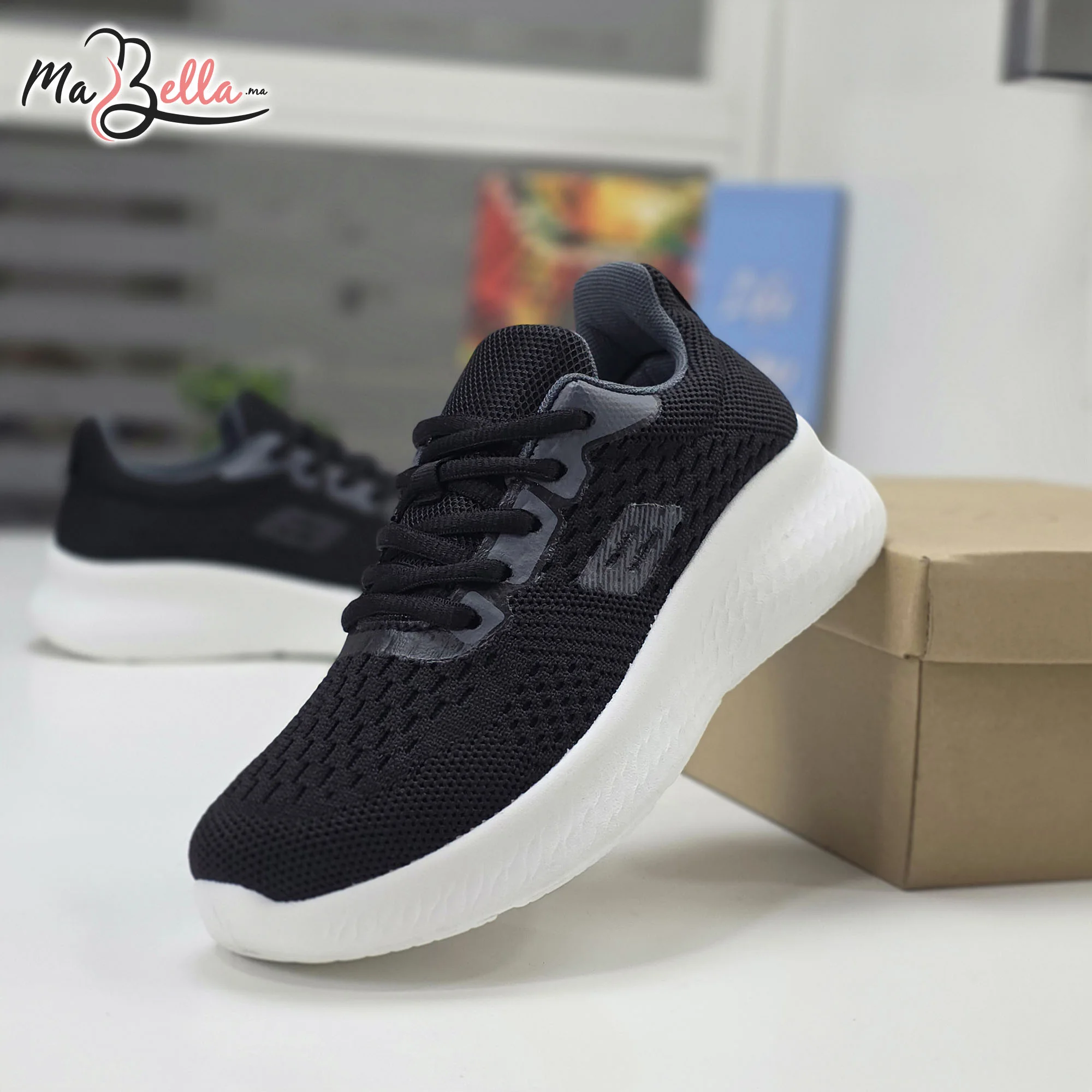 Baskets pour Femmes - Noir - OC-S8