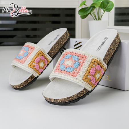 Sandale Plate - Beige - TC-3492