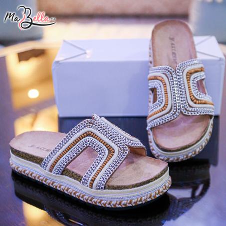 Sandale Plate - Camel - TC-2025