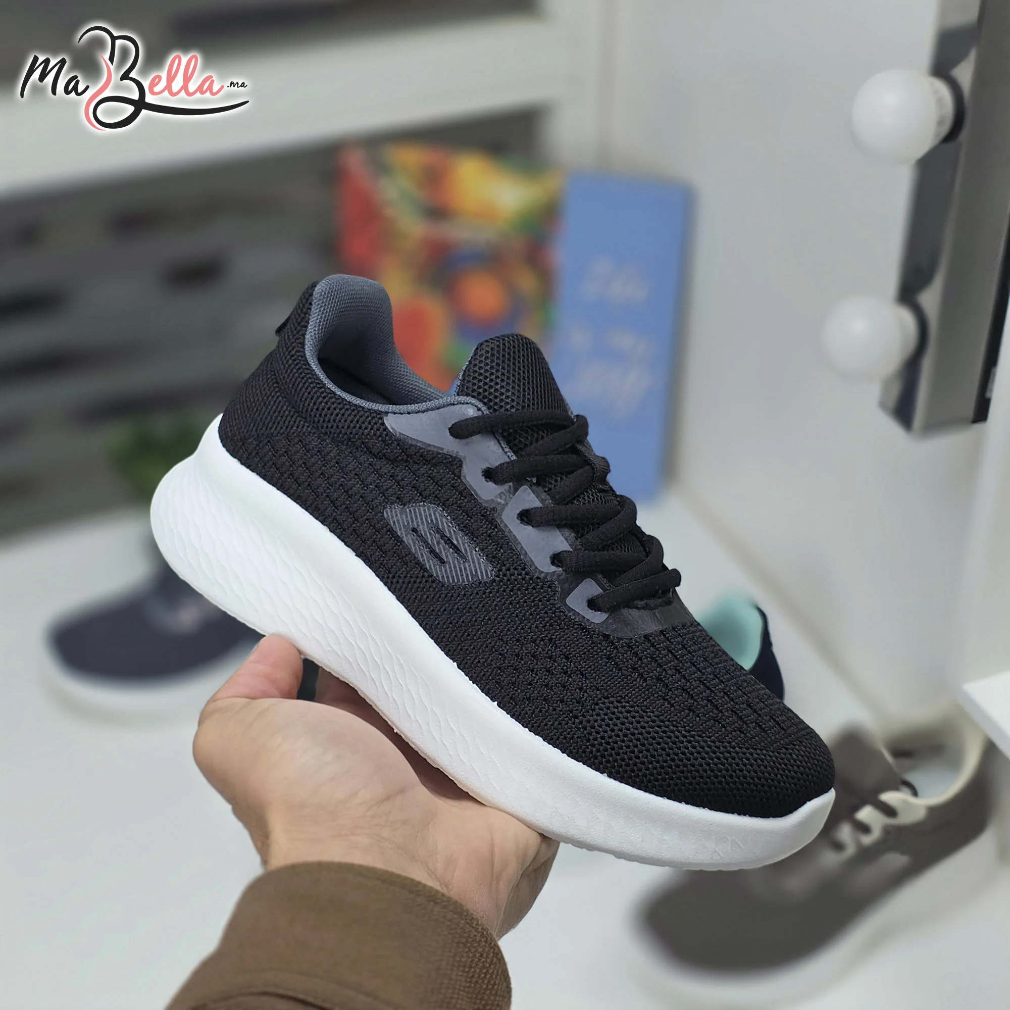 Baskets pour Femmes - Noir - OC-S8