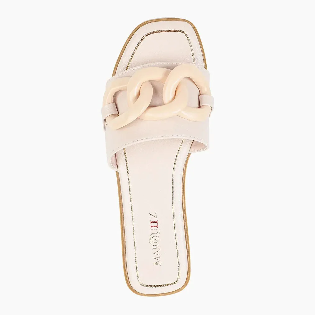 Sandale Plate - Beige - RF-2339