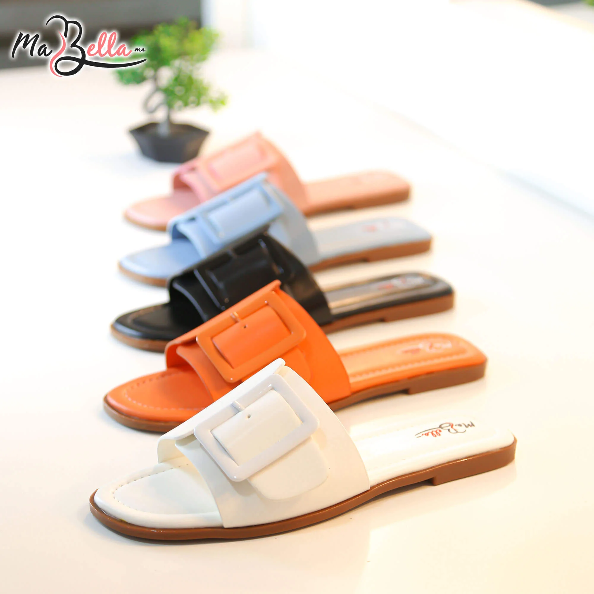 Sandale Plate - Orange - BZIM-2400