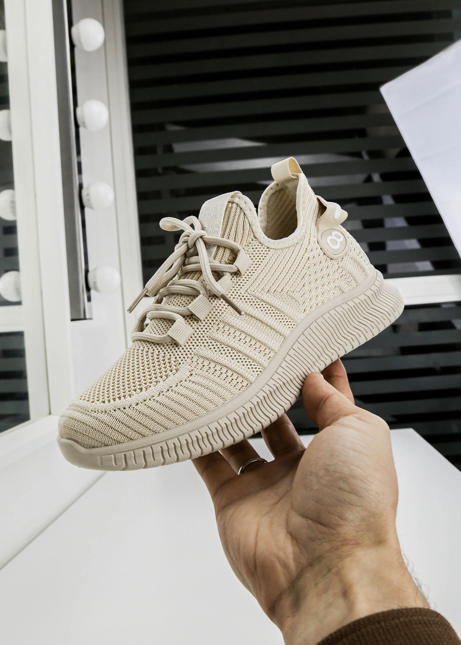 Baskets pour Femmes - Beige - OC-Y9