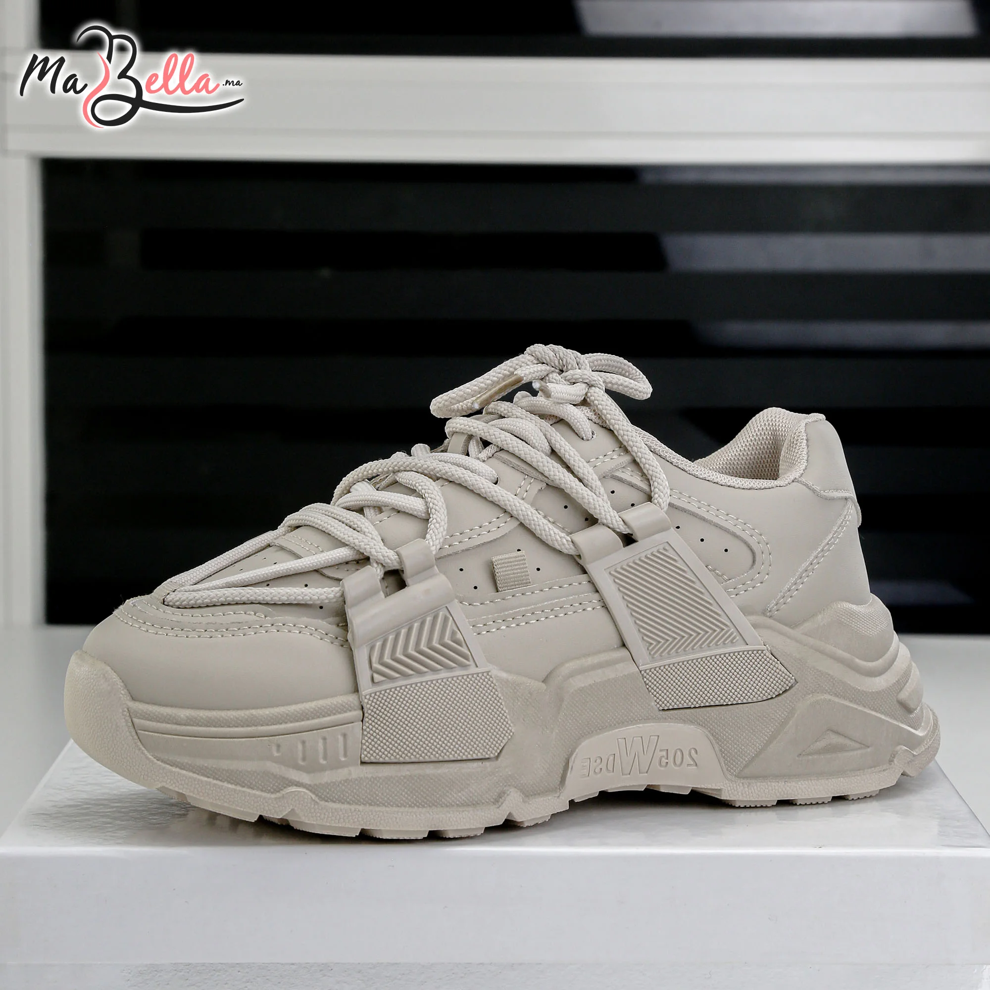 Baskets pour Femmes - Kaki - JC-79