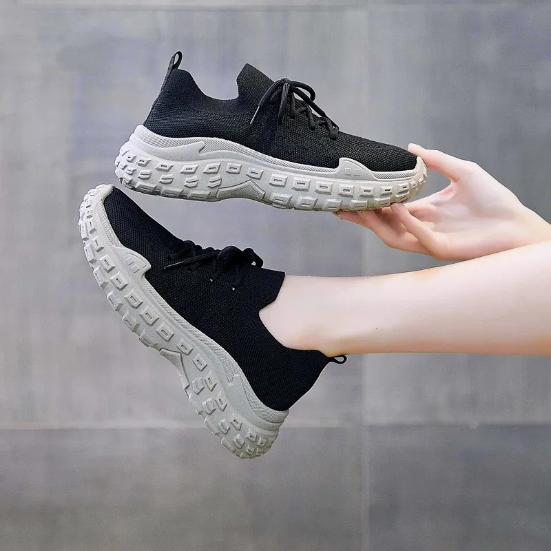 Baskets pour Femmes - Noir - RF9007