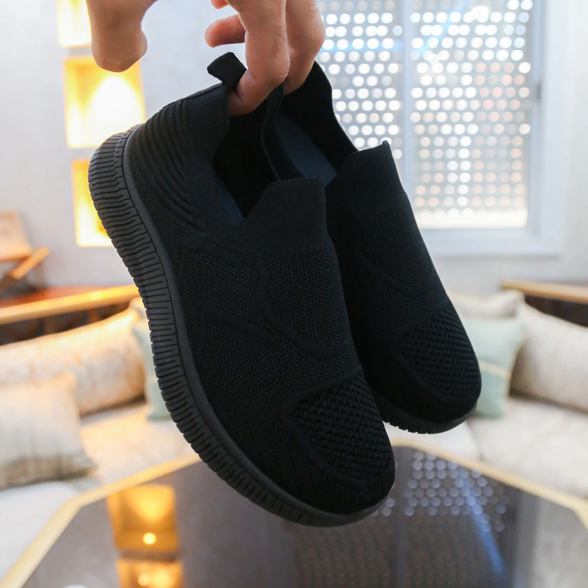 Baskets pour Femmes - Noir - OC-B9