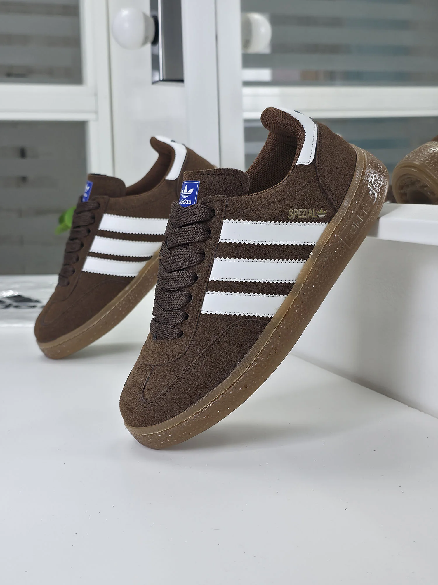Baskets en Daim - Marron - SZ-14