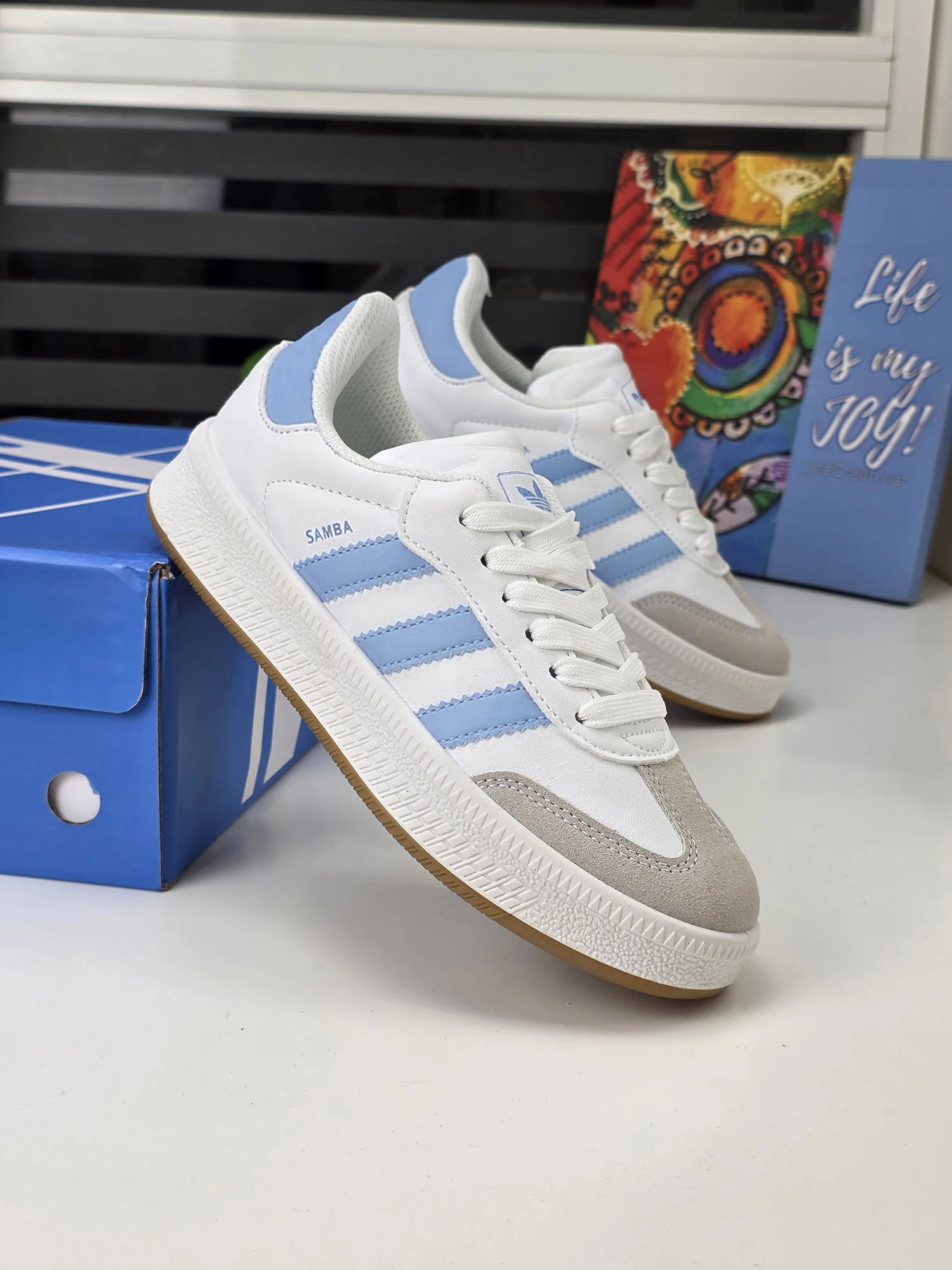 Baskets - Bleu Ciel - SB-7