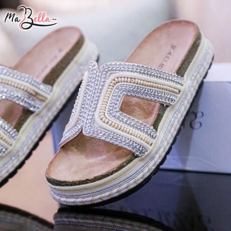 Sandale Plate - Beige - TC-2025