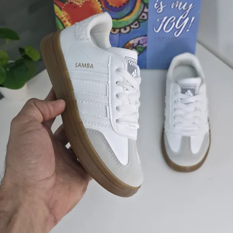 Baskets pour Enfants - Blanc - L-12