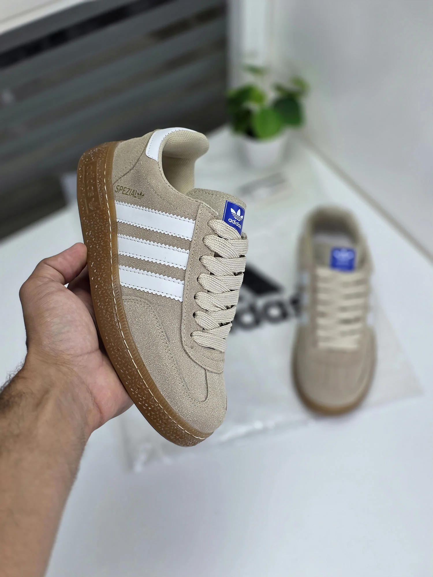 Baskets en Daim - Beige - SZ-14