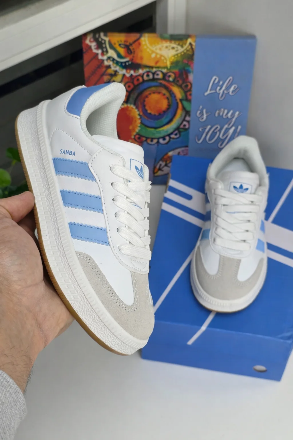 Baskets - Bleu Ciel - SB-7