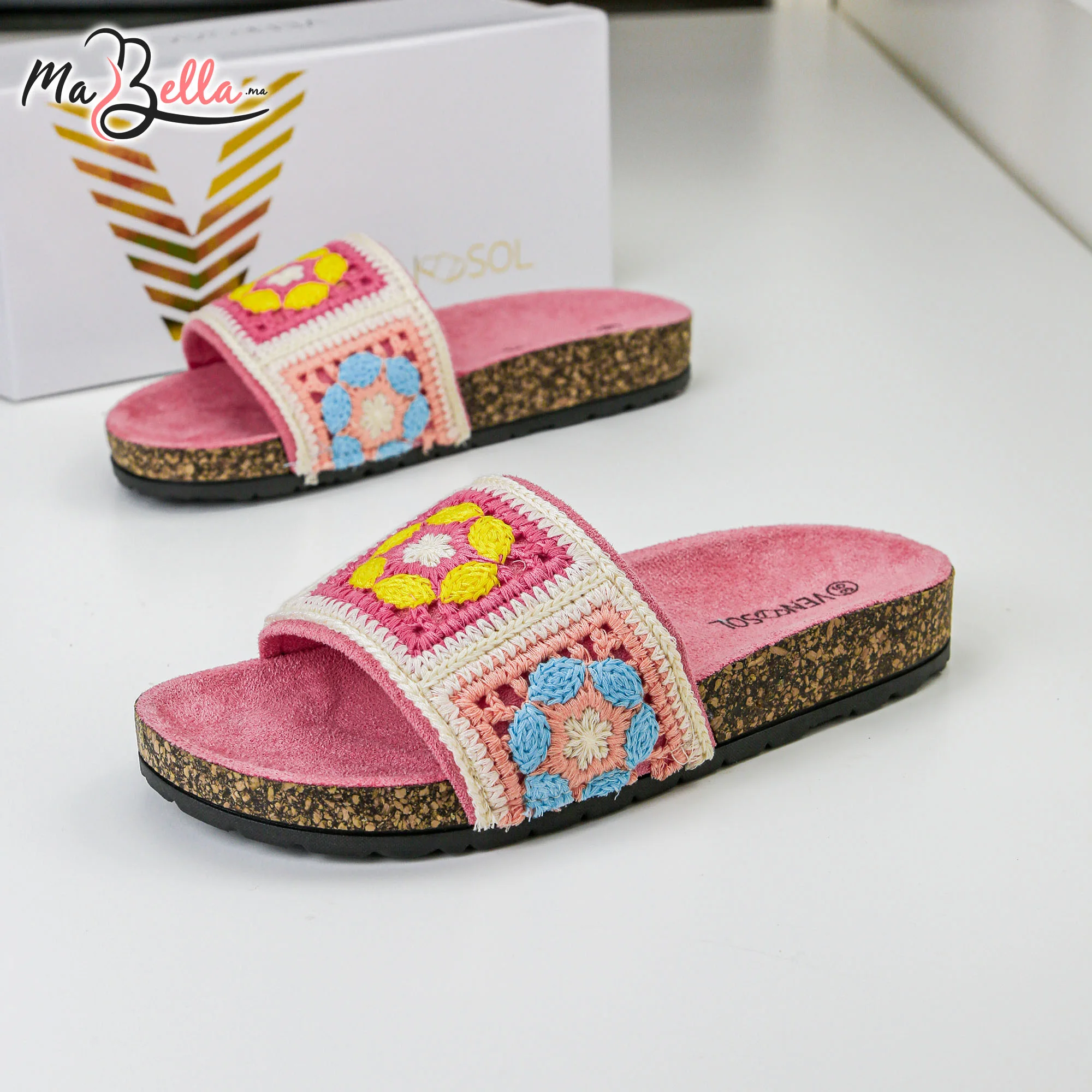 Sandale Plate - Rose - TC-3492