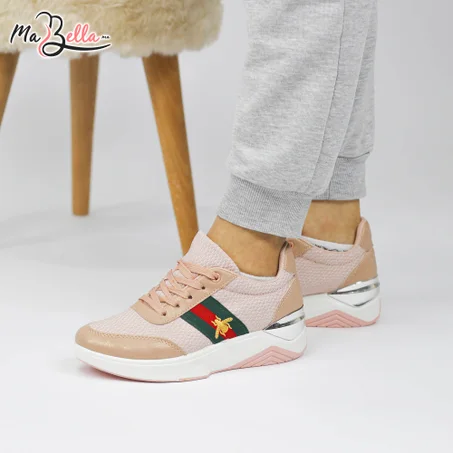 Baskets pour Femmes - Rose - RF27-N7 L-5