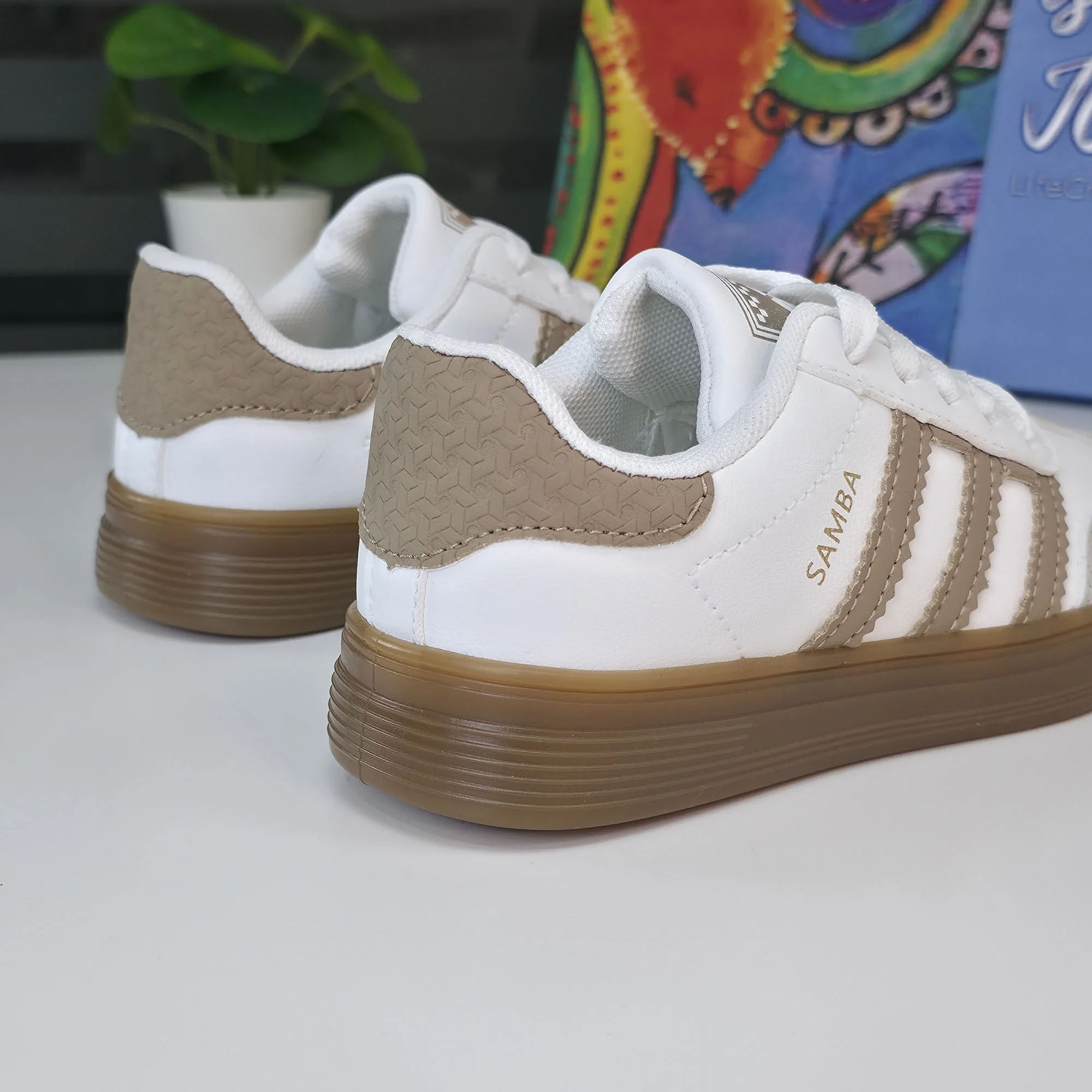 Baskets pour Enfants - Marron - L-12