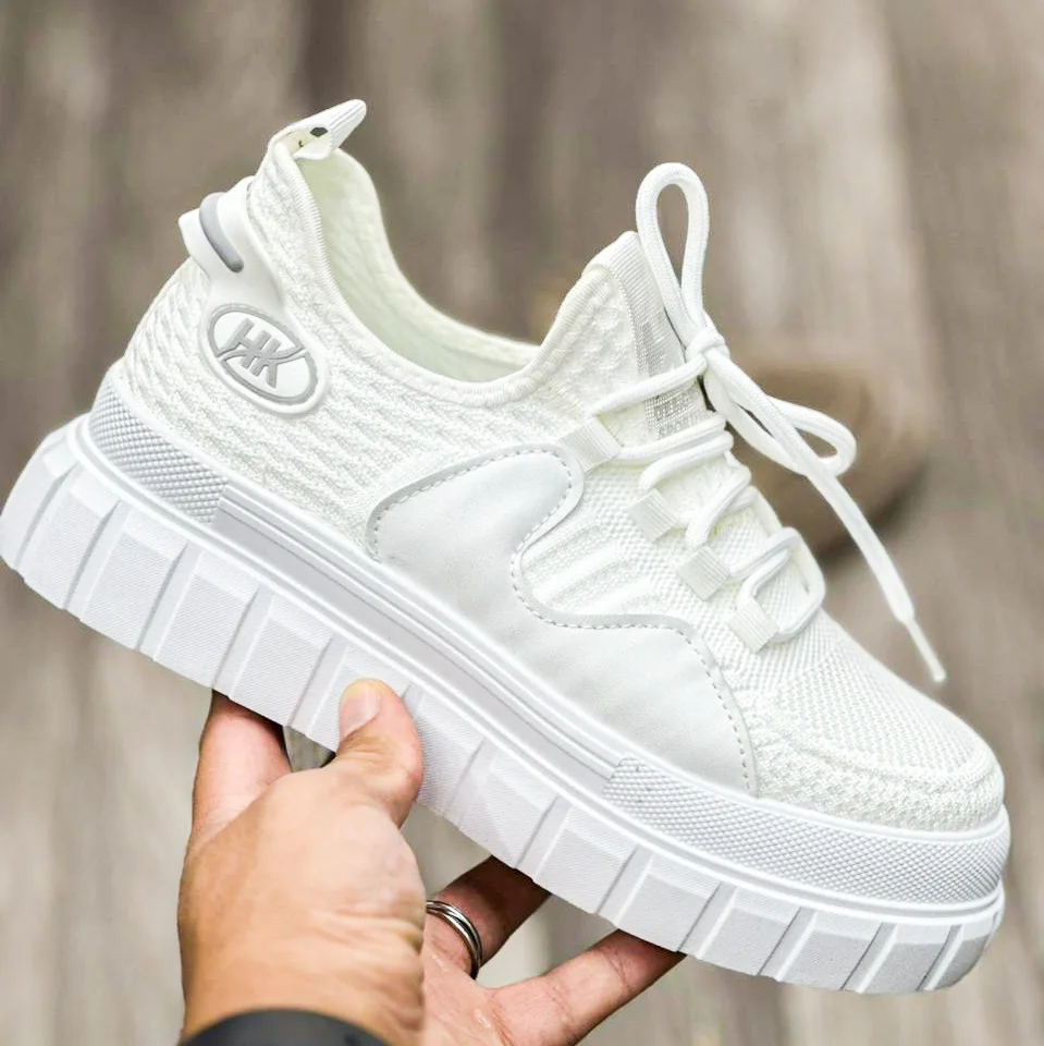 Baskets pour Femmes - Blanc - HK301