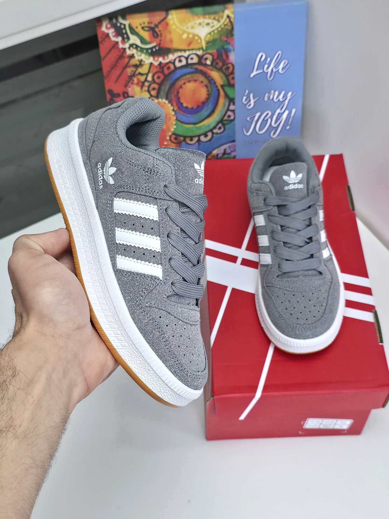 Baskets - Gris - AD-38