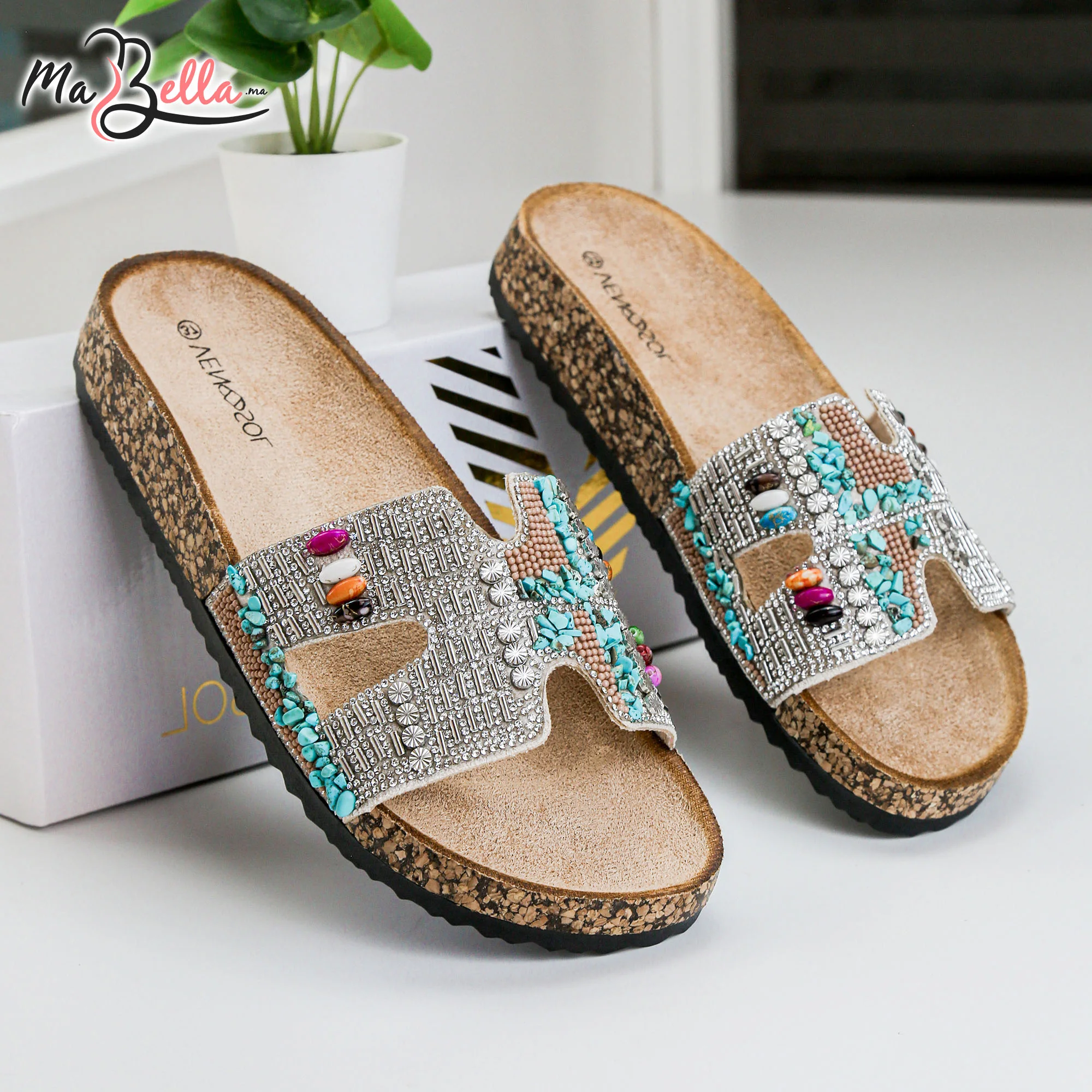 Sandale Plate - Beige - LS2023-01