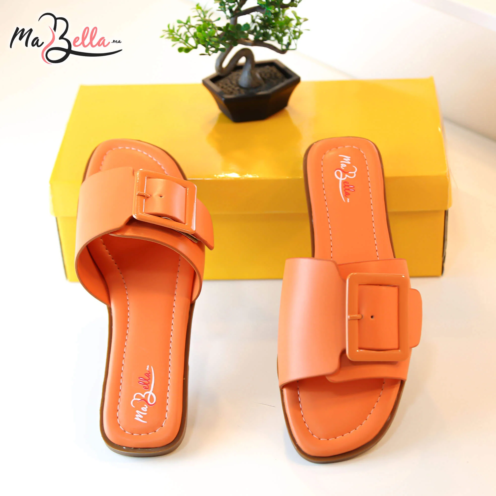 Sandale Plate - Orange - BZIM-2400