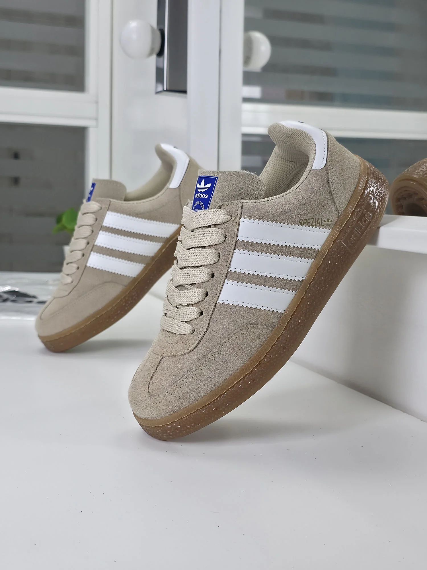 Baskets en Daim - Beige - SZ-14