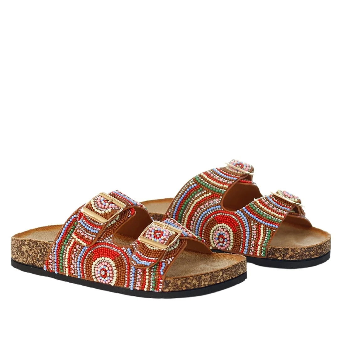 Sandale Plate - Kaki - RK-7