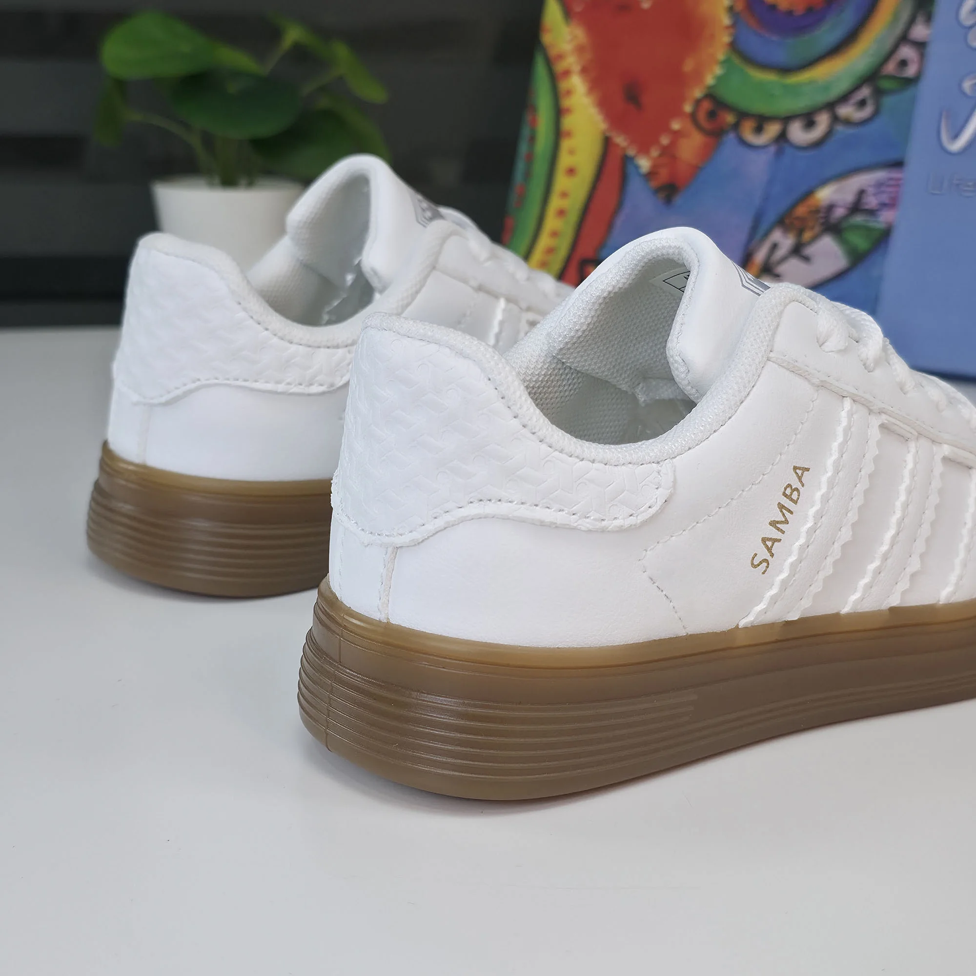 Baskets pour Enfants - Blanc - L-12