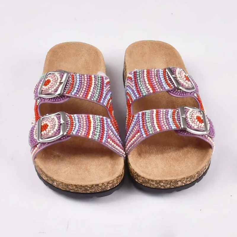 Sandale Plate - Violet - RK-7