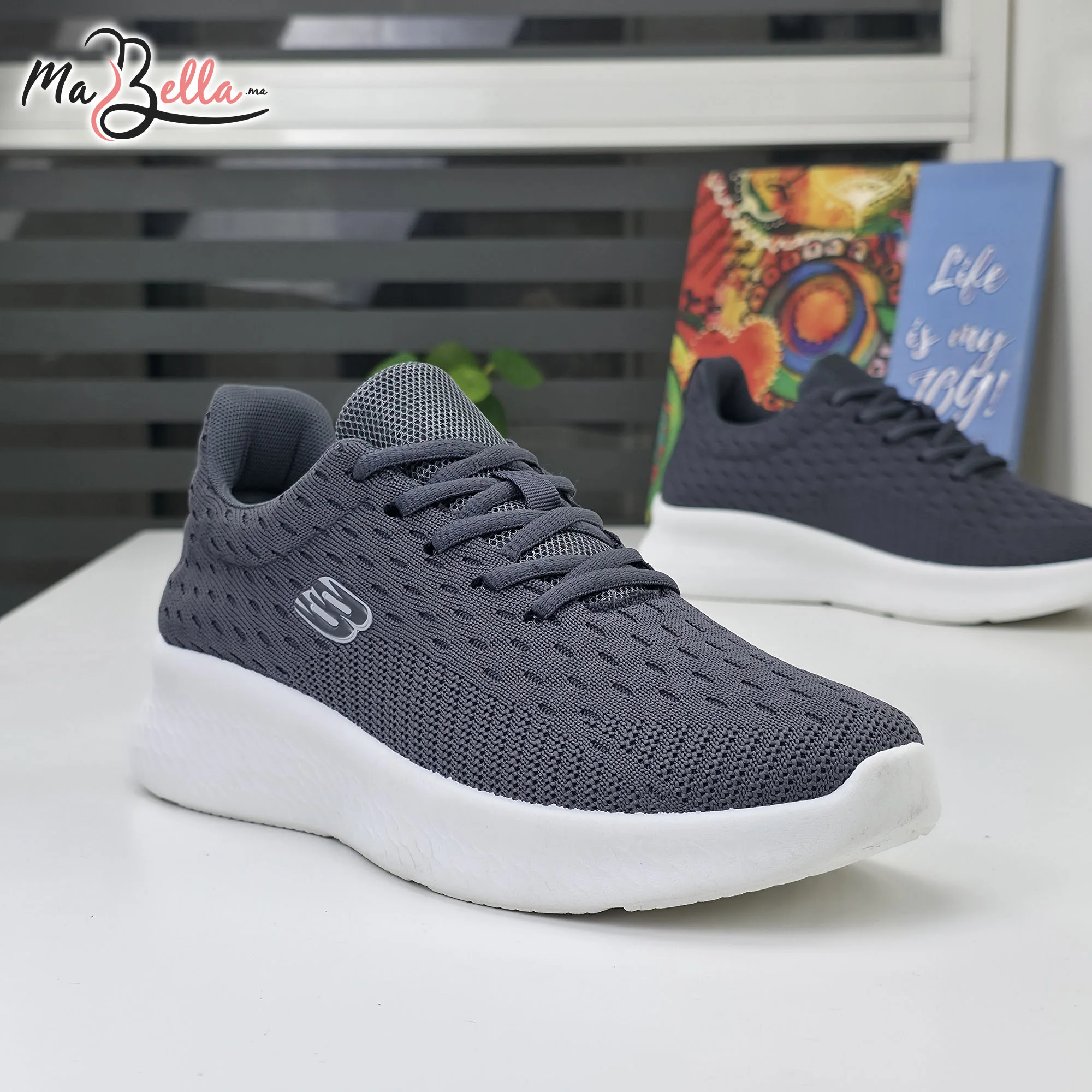 Baskets pour Hommes - Gris - OC-B10