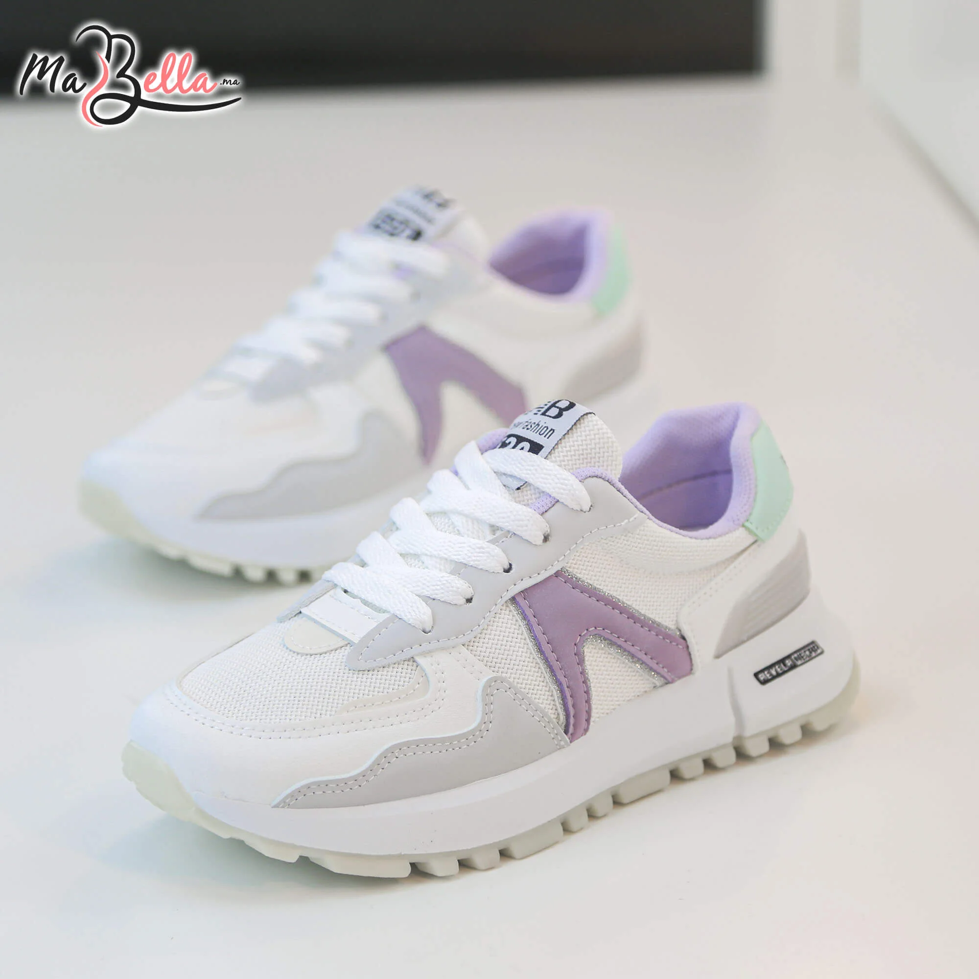 Baskets pour Femmes - Violet - RF2613