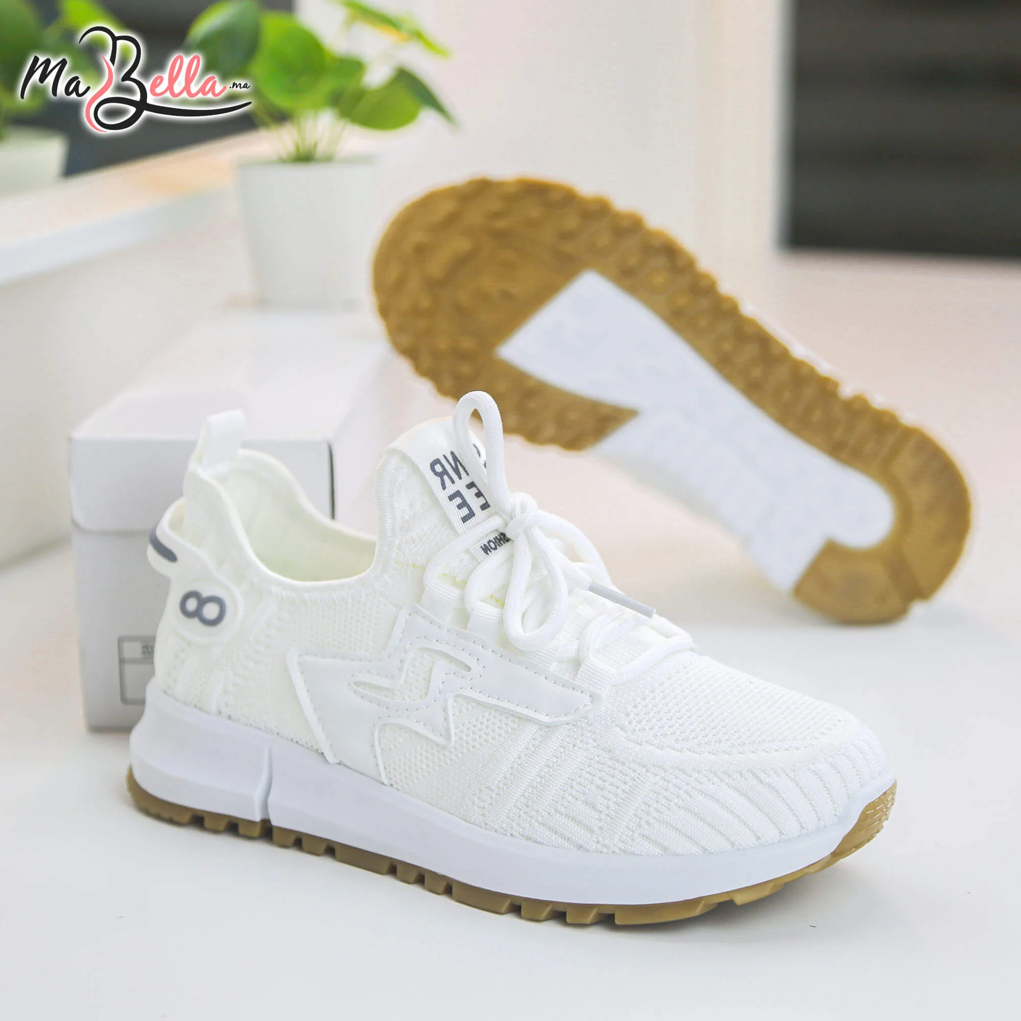 Baskets pour Femmes - Blanc - NB-313