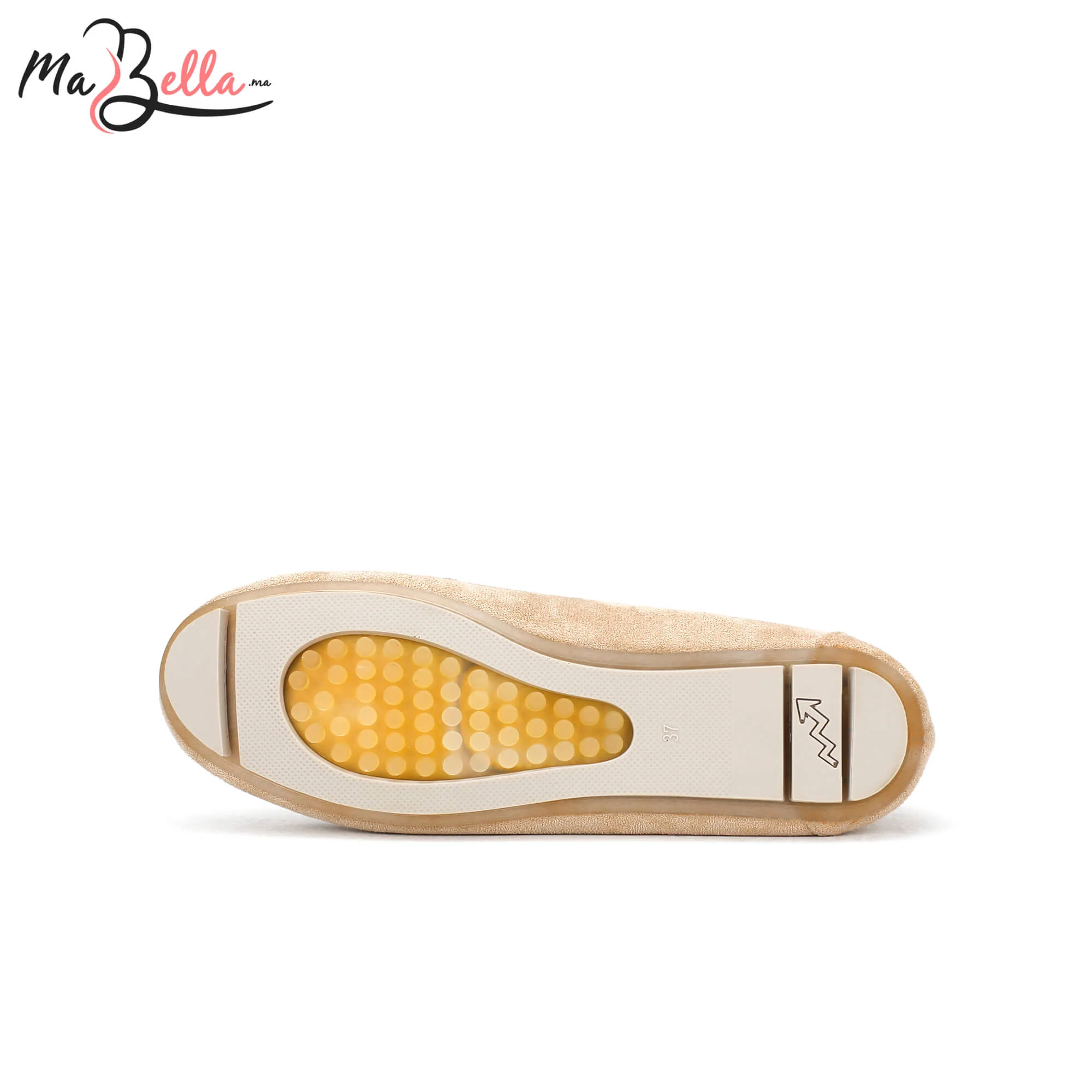 Mocassins pour Femmes - Beige - Daim - A/9471