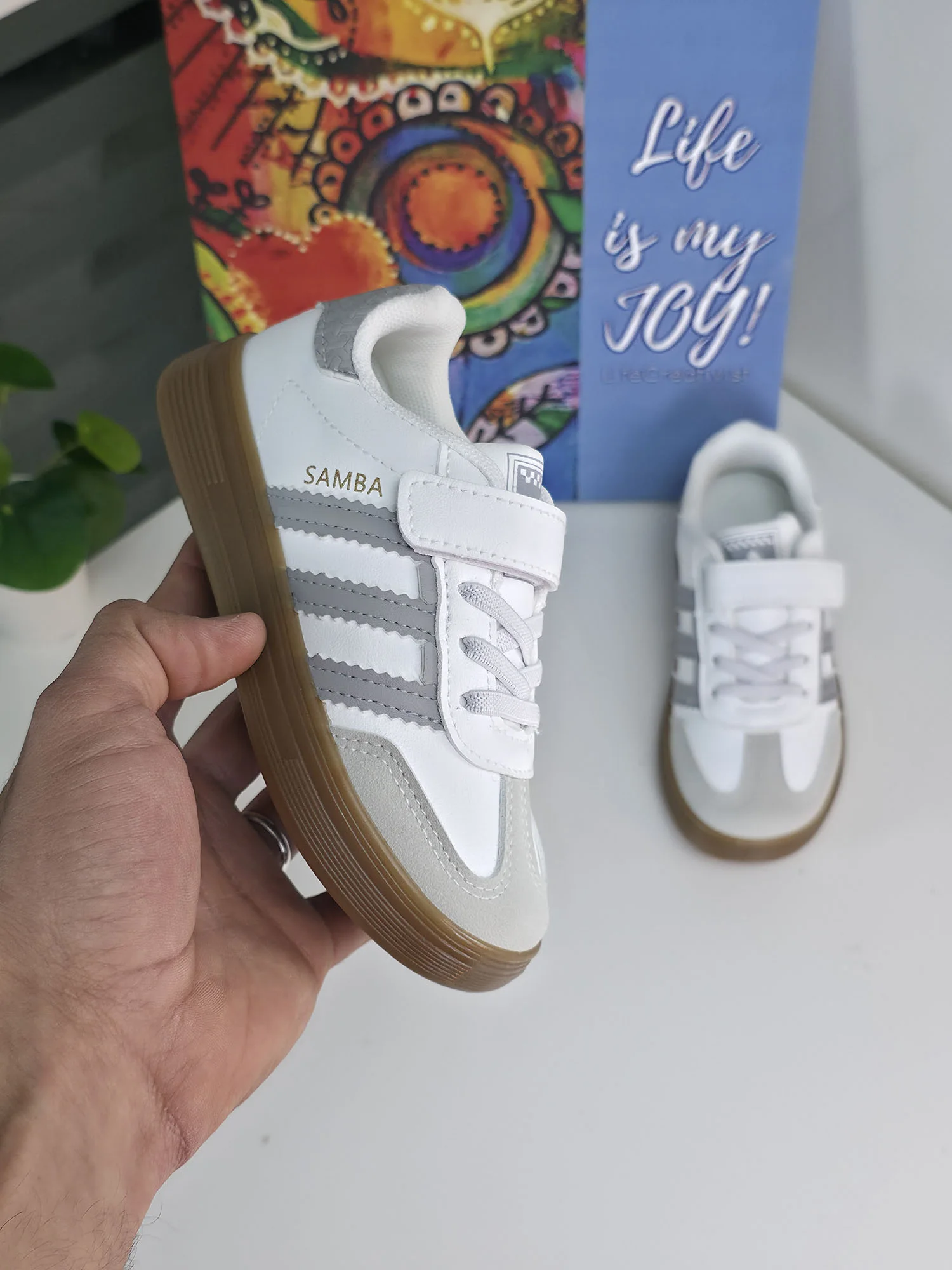 Baskets pour Enfants - Gris - L-5