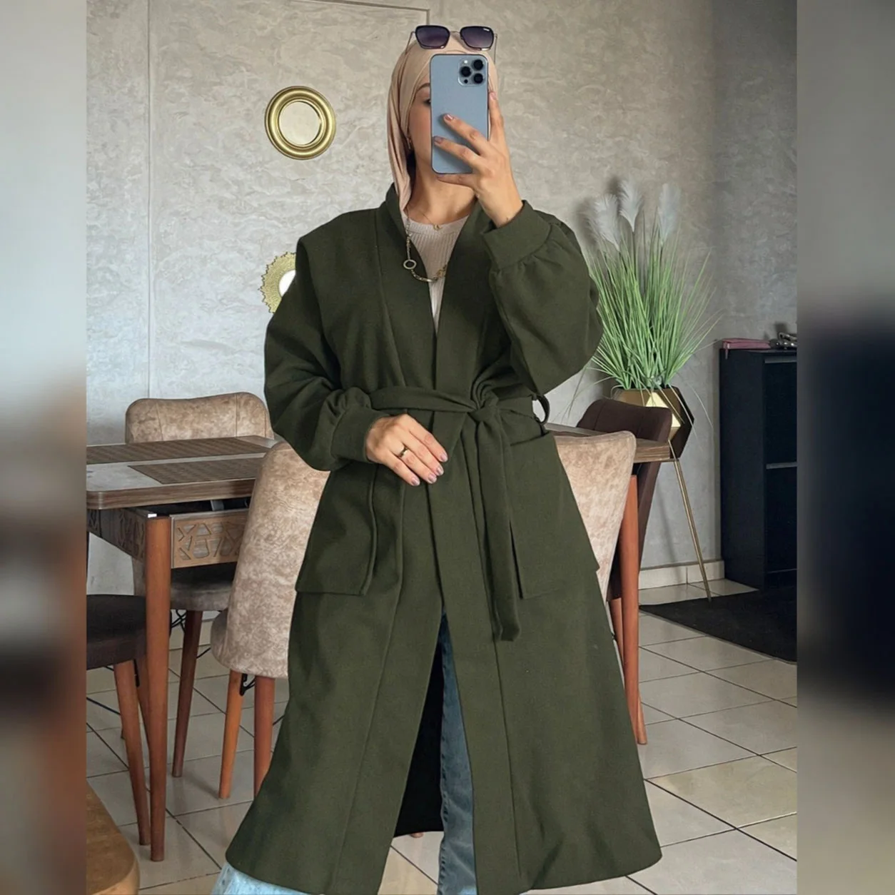 Manteau Cape Demi Saison en Cachemire pour Femme