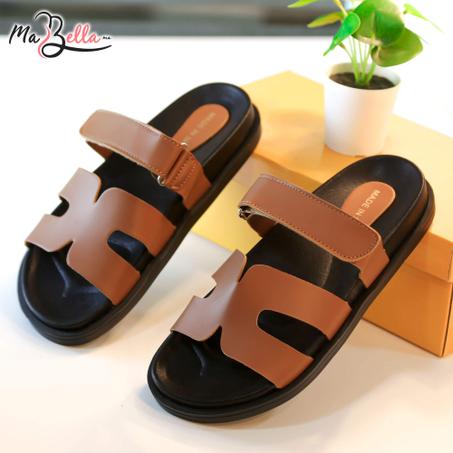 Sandale Plate - Marron - HRMS-100-22