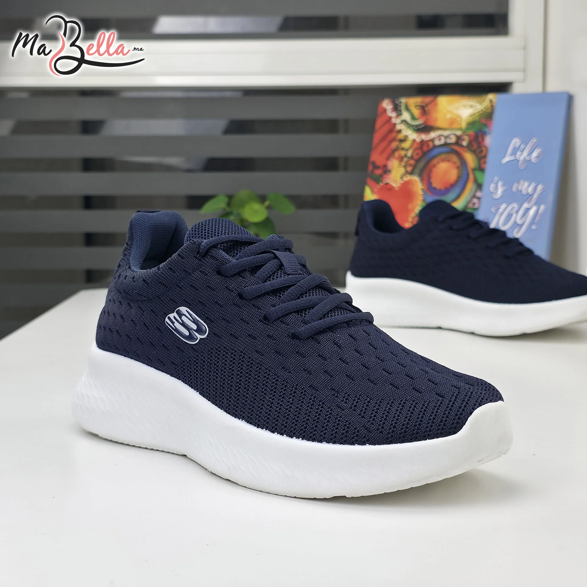 Baskets pour Hommes - Bleu - OC-B10