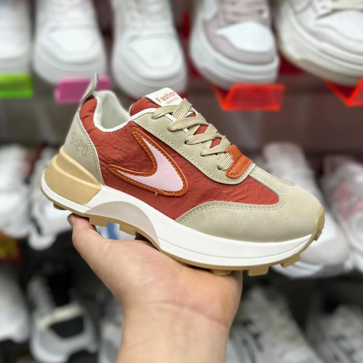 Baskets pour Femmes - Rouge - RS2008