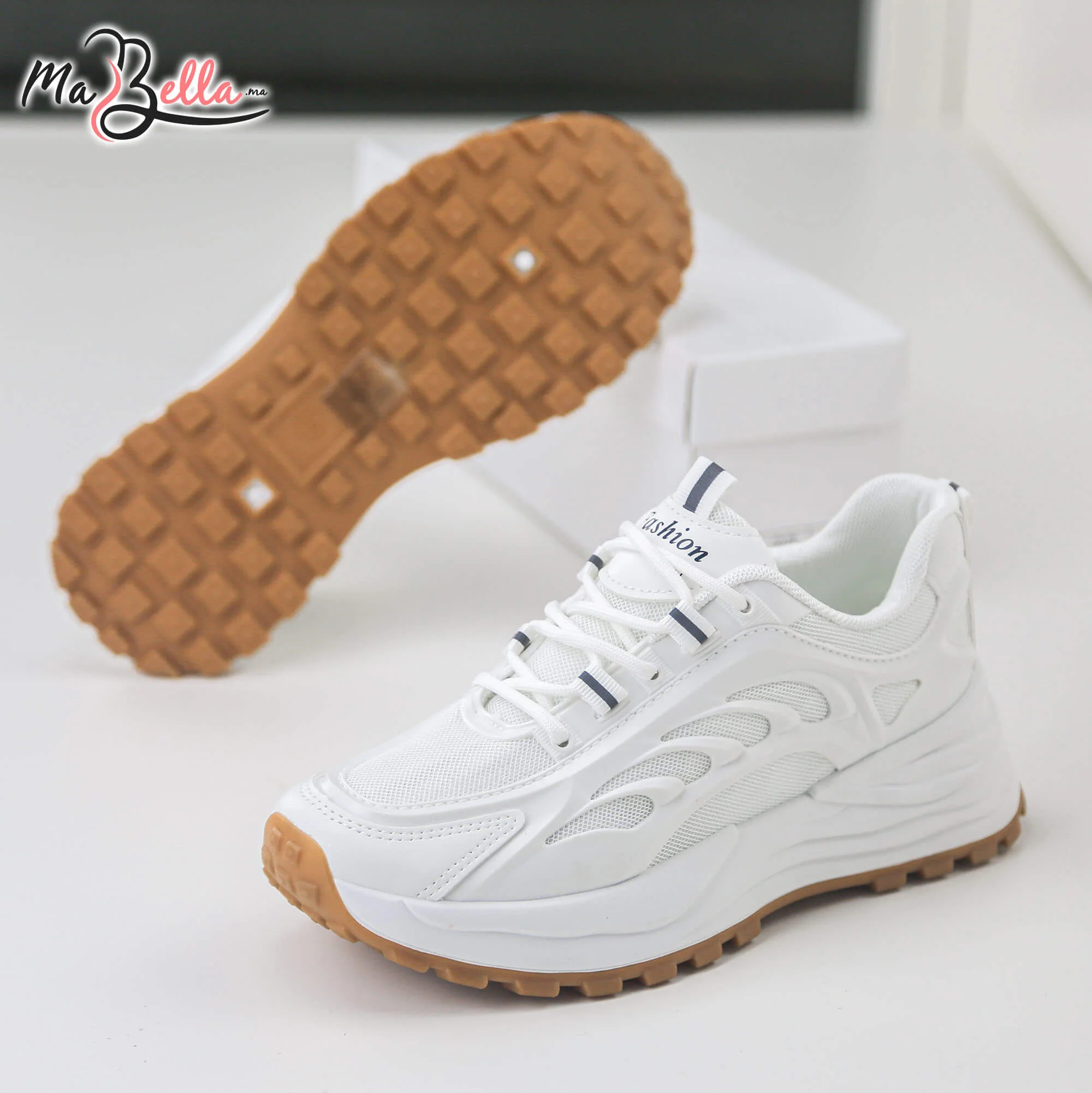 Baskets pour Femmes - Blanc - K17