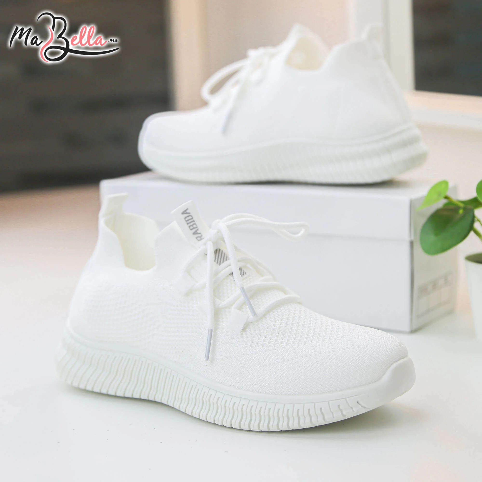 Baskets pour Femmes - Blanc - RP-77