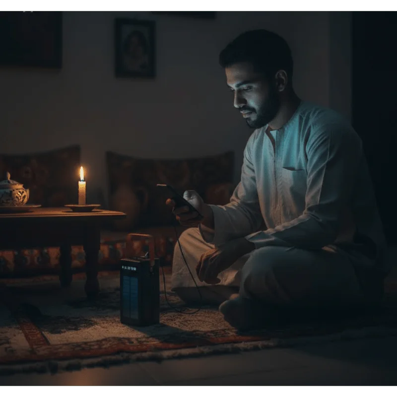 بطارية شحن شمسية 50000 mAh