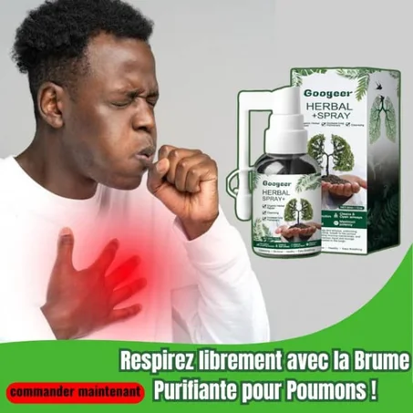 Brume nettoyante aux herbes pour les poumons