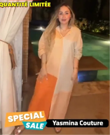 Jellaba en crepe de sois top qualité